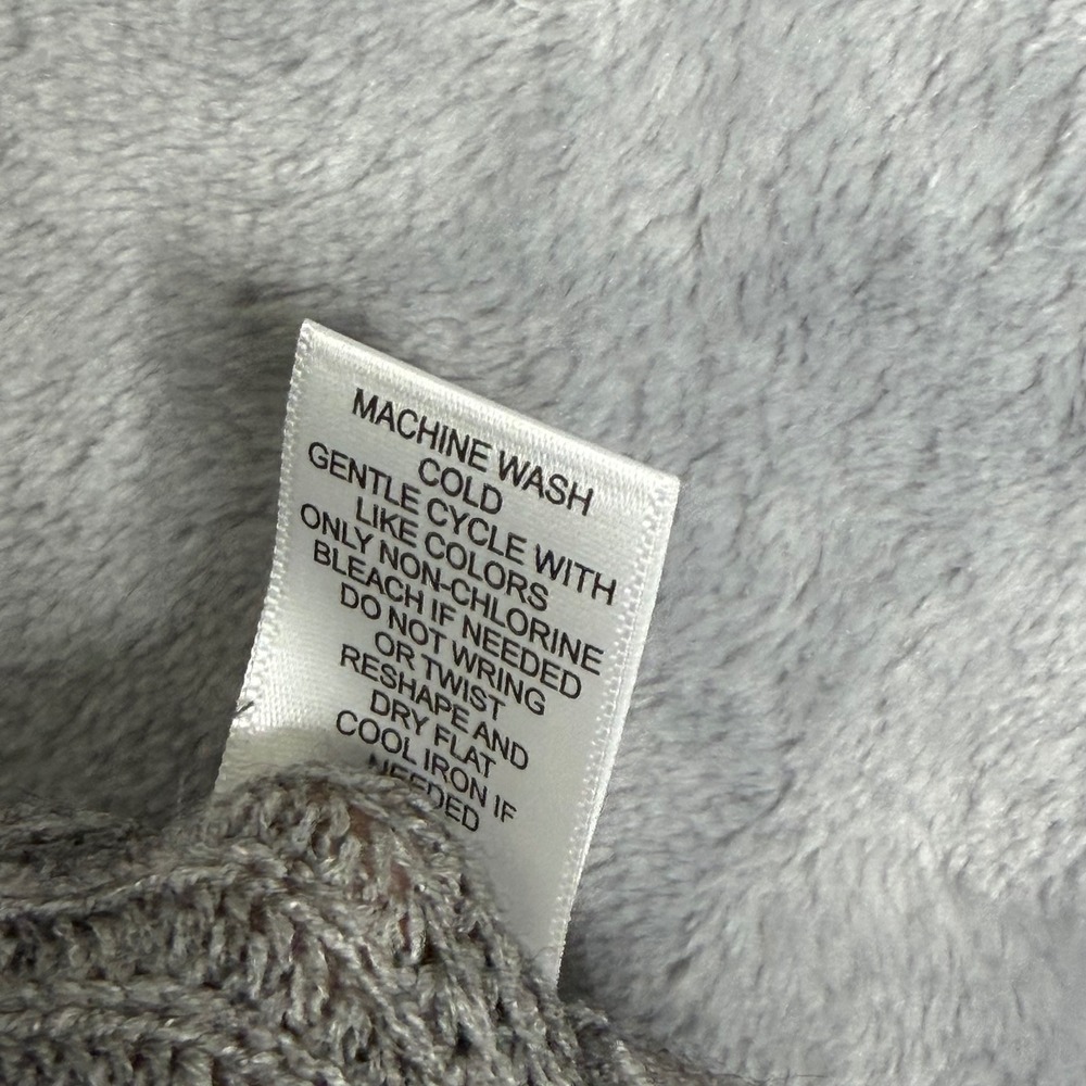 New Sincerely Jules High Rise Flare Leg Roll Top Pants‎ Womens S Grey Knit - Picture 6 of 10
